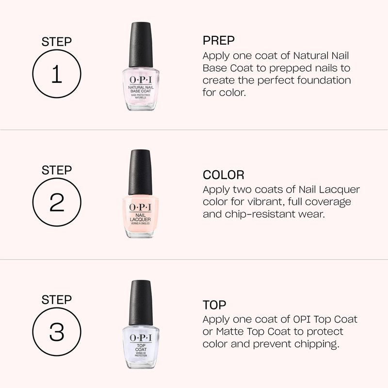 OPI Nail Lacquer Lucky Lucky Lavender | Opaque Soft Purple Crème Chip Resistant Nail Polish | Fast Drying, Streak Free