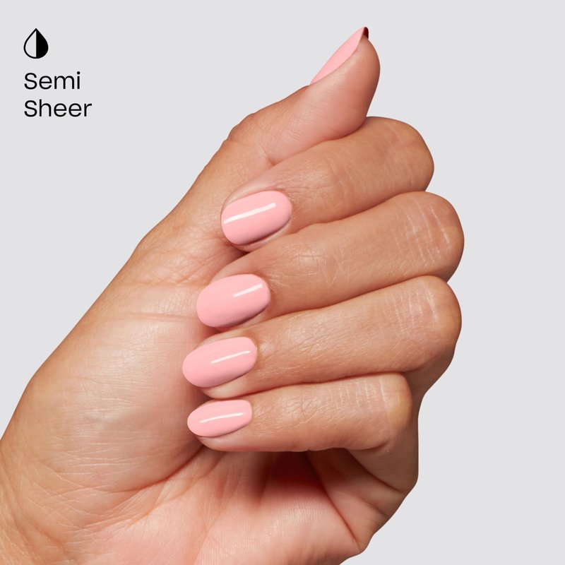 OPI GELement BubbleYUM | Semi-Sheer Soft Neutral Pink Crème LED Cure Gel Nail Polish | DIY Salon Quality Gel Manicure | Vegan Formula, Durable Wear with High Shine Finish | 0.3 Fl Oz.