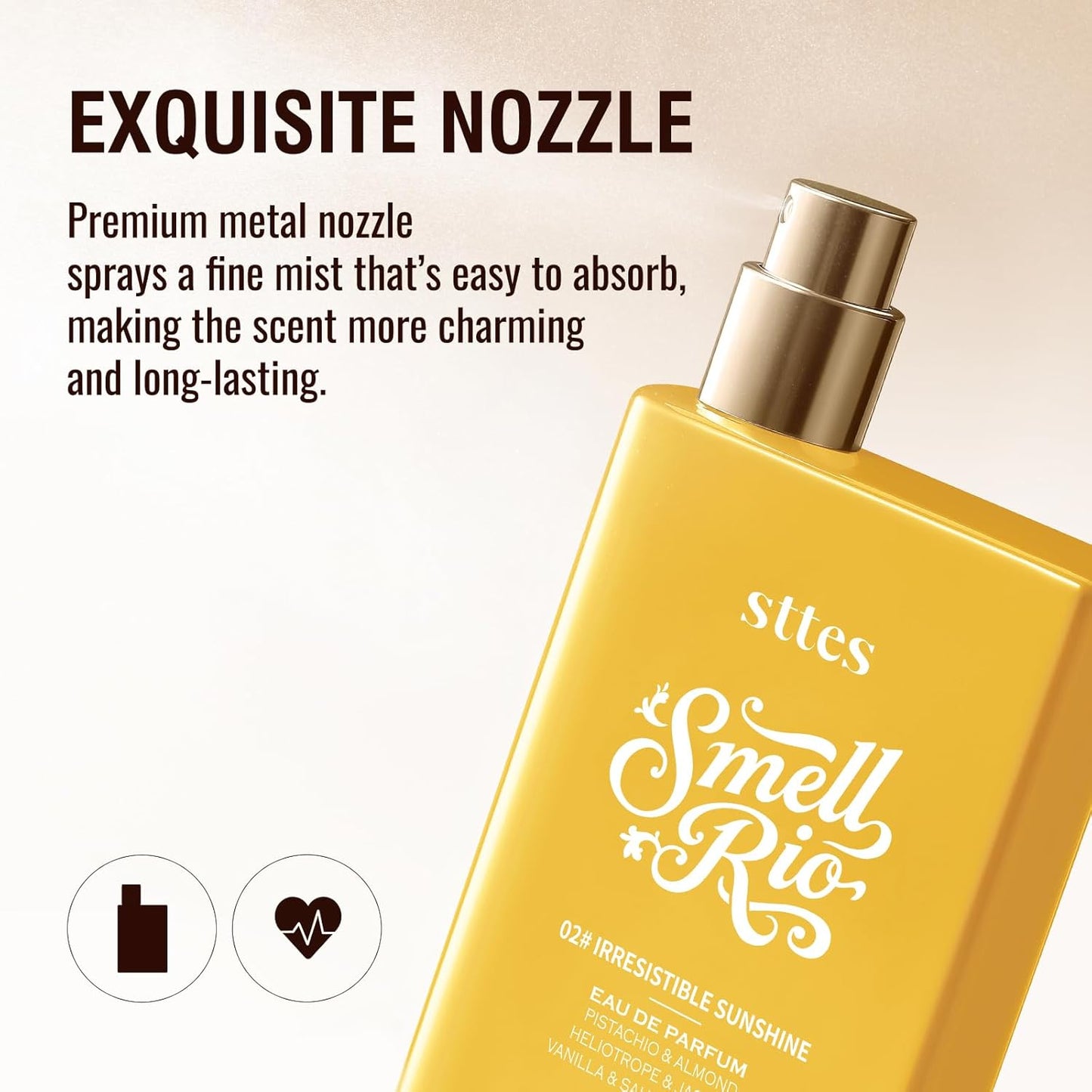 Sttes Smell Rio Perfume for Women - Long-Lasting Eau de Parfum | Irresistible Sunshine 02, 50ml
