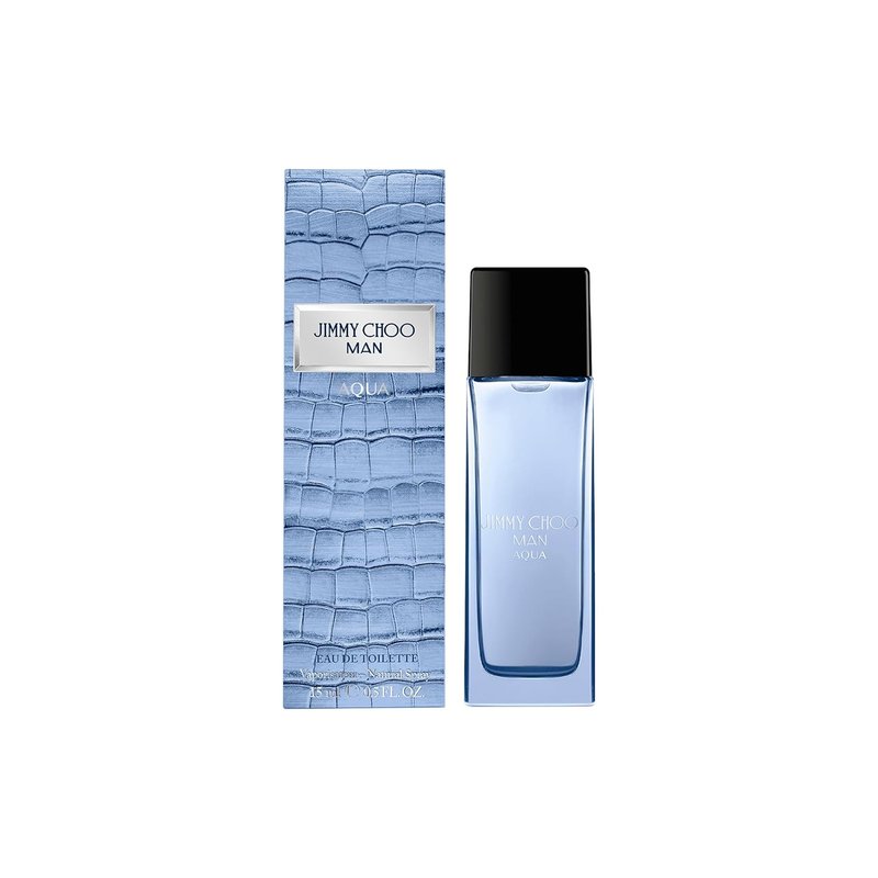 Jimmy Choo - Man Aqua Eau de Toilette - Fresh Fougere Marine Woody Fragrance - 3.3 oz