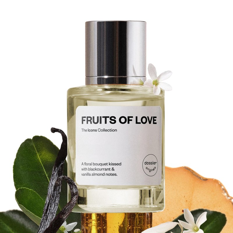 Dossier - Originals - Fruits of Love - Eau de Parfum - Long-Lasting Sweet Fruity Floral Fragrance - Feminine - 1.7 fl oz (50ml)