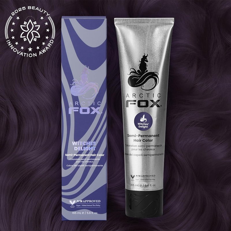 Arctic Fox Witches' Delight Semi-Permanent Hair Dye - Vegan, Cruelty-Free, Ammonia-Free - 5.6 fl oz