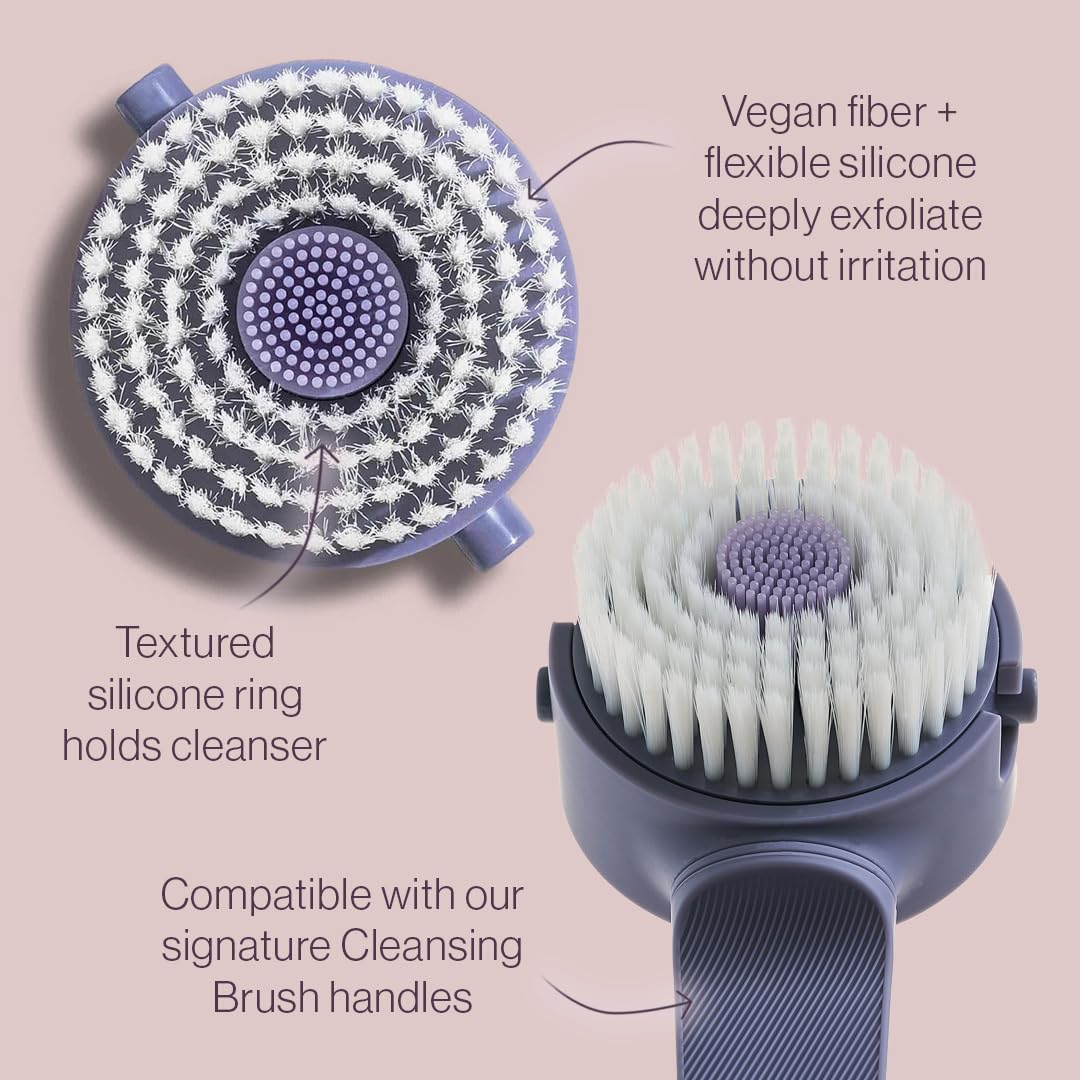 Anisa Beauty Deep Cleansing Brush Head Replacement – Soft, Firm Fibers for Gentle Exfoliation for Smooth & Clear Skin – Compatible with Anisa Beauty Deep Cleansing Brush