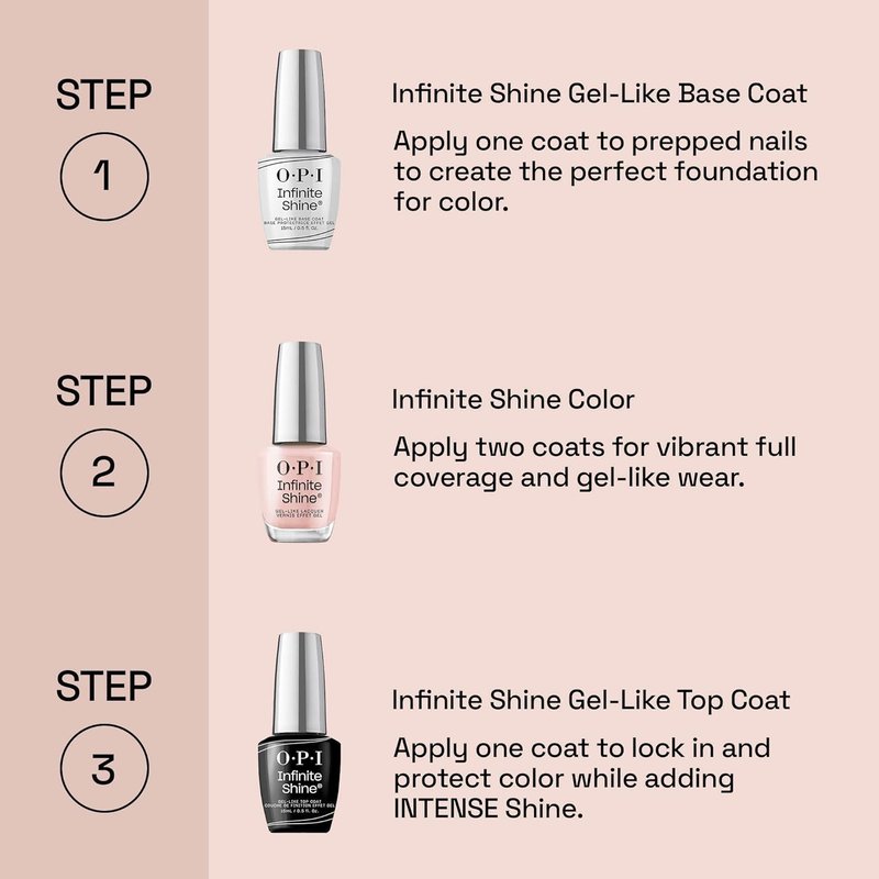 OPI Infinite Shine Nail Polish - Long Lasting Gel-Like Wear | Opaque Crème, Shimmer & Sheer Shades | Trip to the Brite Side