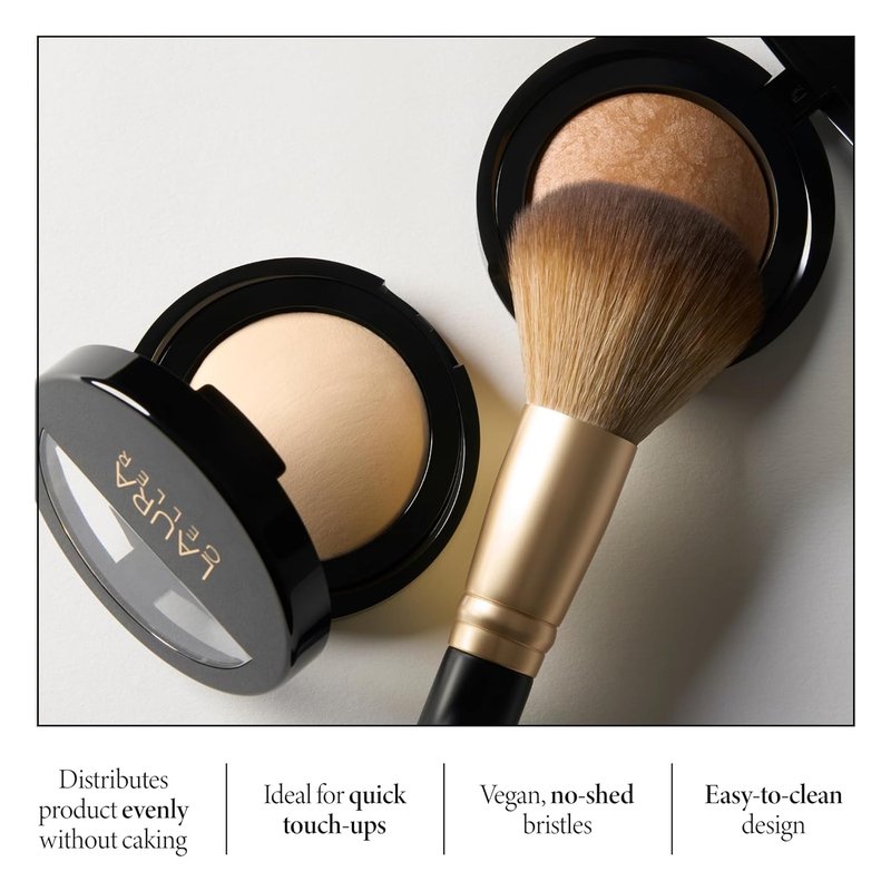 LAURA GELLER NEW YORK Cosmetic Professional Makeup Brushes - Cruelty-Free - 11 Setting Powder Brush