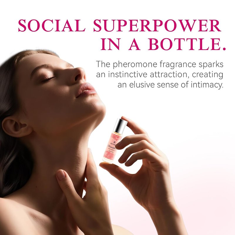 AETHERIS Pheromone Perfume for Women, Floral Fragrance, Feminine Scent, Roller Ball Design, A long-lasting suitable for both daily and date use.