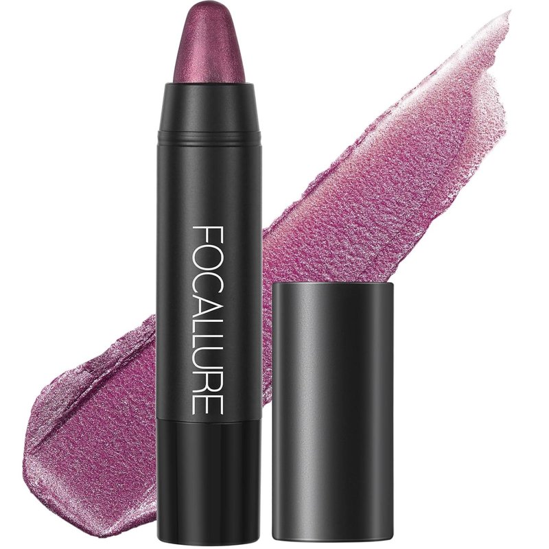 FOCALLURE Ultra Chic Lipstick - Moisturizing Lip Crayon for Long-Lasting Color | #23 Pansy Purple