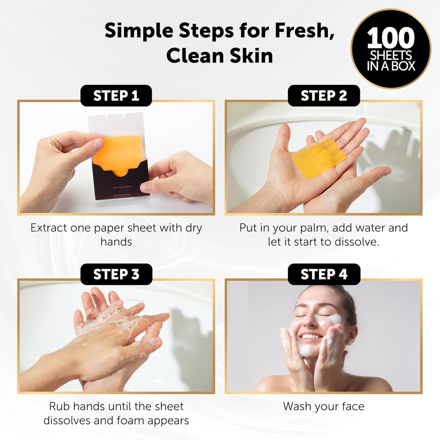 VALITIC Kojic Acid & Turmeric Dark Spot Corrector Soap - Skin Brightening Duo | 2 Bars & 200 Melting Sheets