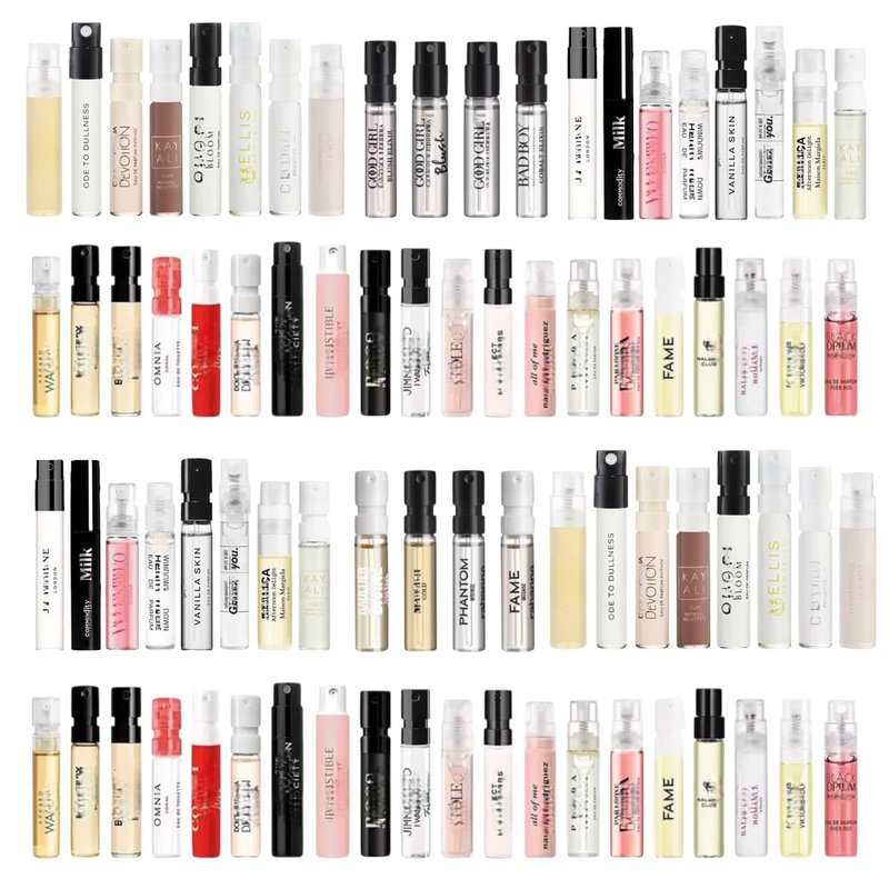 Pilestone Women’s Fragrance Discovery Sampler Set – Curated Mix of Designer Popular & Niche Perfume Vial Samples, Multiple Scent Styles for Testing & Exploration (10 Vials)