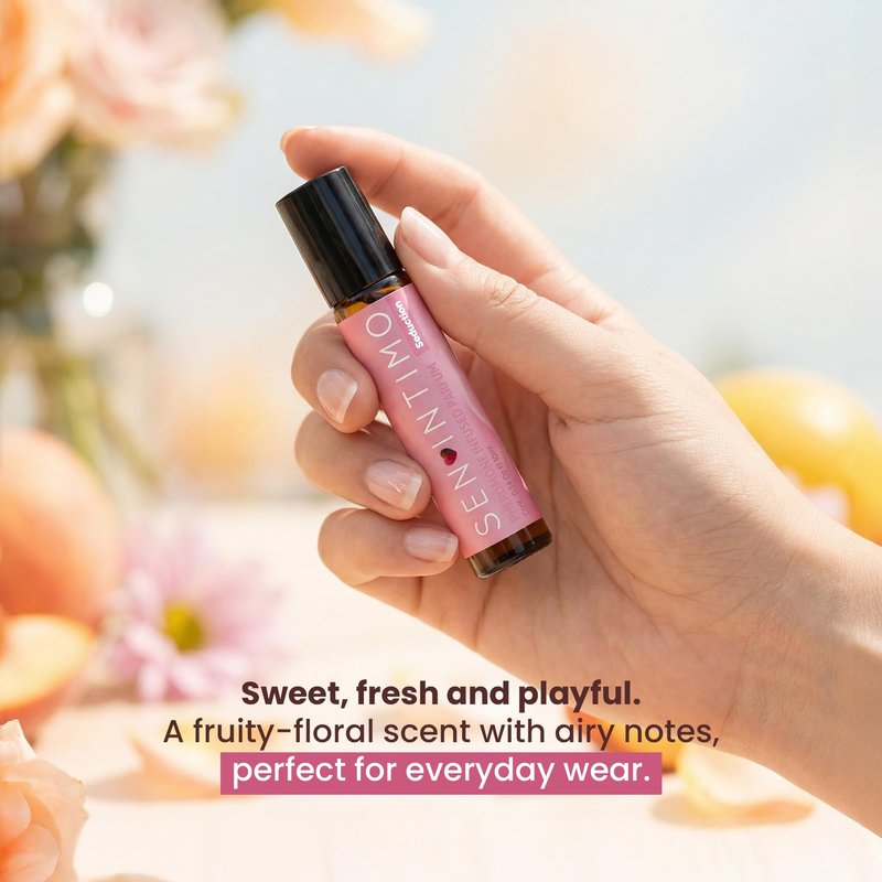 Sen Intimo Pheromones Parfum Roll-On for Women - Seduction Edition - Discreet, Long-Lasting Fragrance for Daily Confidence & Attraction -10ml