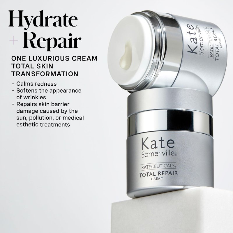 Kate Somerville KateCeuticals Total Repair Cream – Advanced Anti-Aging Moisturizer, Visibly Reduces Wrinkles & Fine Lines, 1 Fl Oz