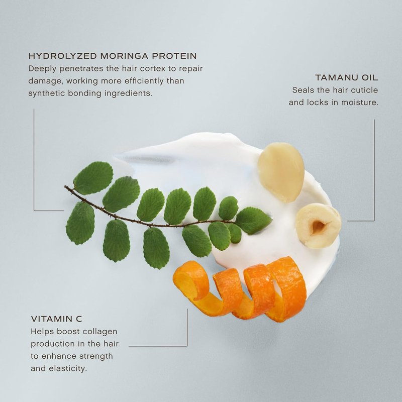 Repair Hair Mask - Organic Beauty Treatment to Strengthen & Smooth | Non-Toxic, Cruelty-Free (6 fl oz | 177 mL)
