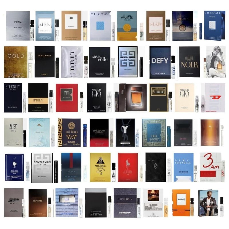 Cologne 11 Designer Sample Vials for Men - Premium Fragrance Collection | Travel Size