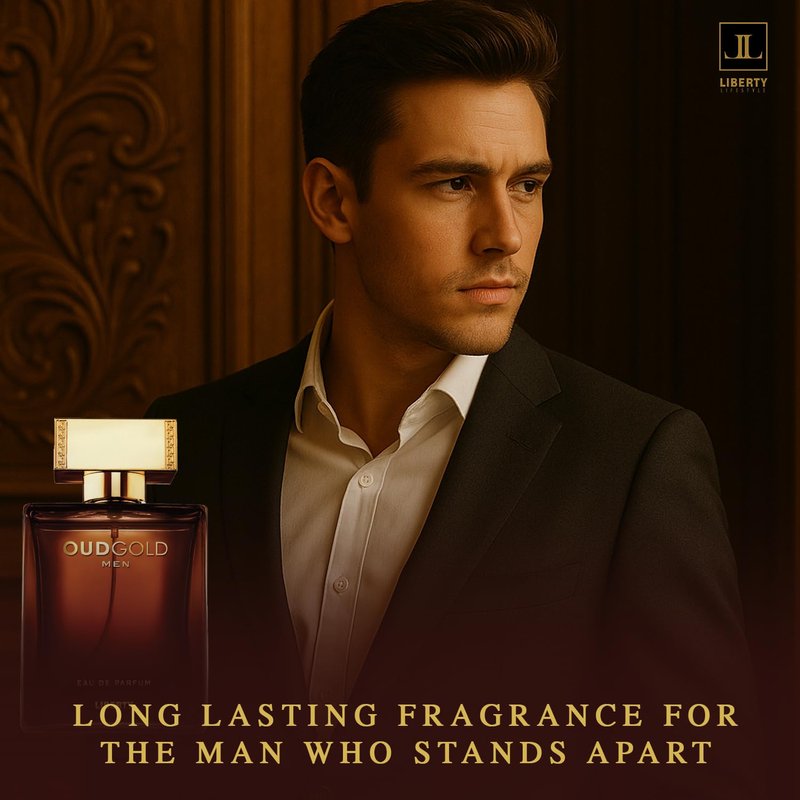 Liberty Oud Arabic Perfume for Men - Long-Lasting Luxury Oud & Fresh Citrus | 50ml EDP