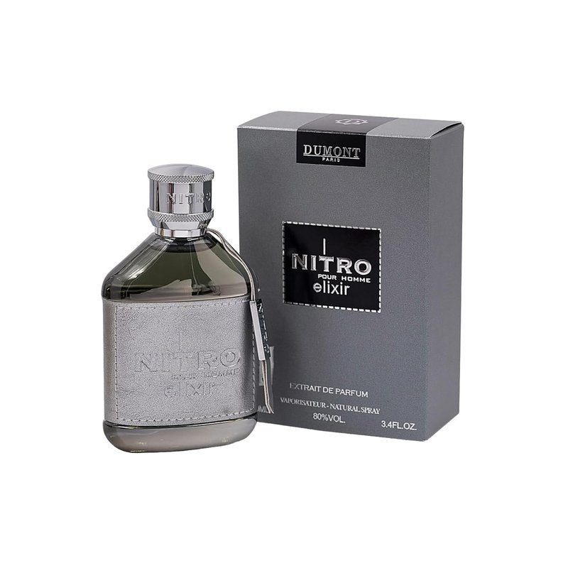 Dumont Nitro White & Nitro Elixir Perfume Bundle for Men - Long Lasting Luxury Eau De Parfum Gift Set