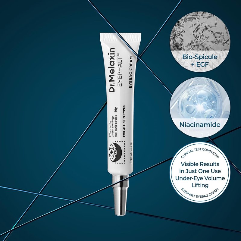Dr. Melaxin EyePhalt Eyebag Cream - Reduces Puffiness & Dark Circles | 10ml Size