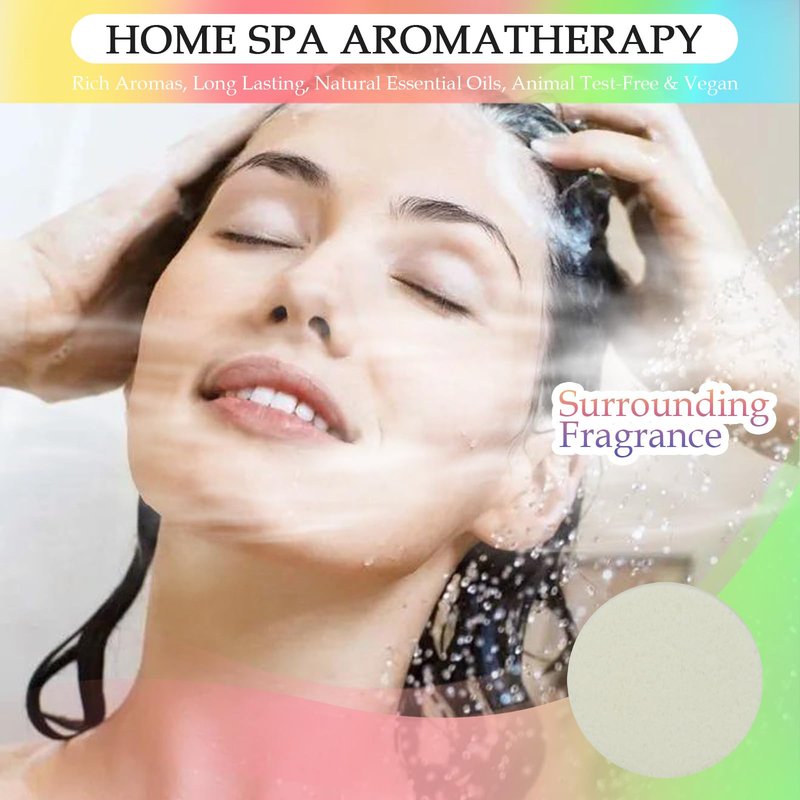 16 Pack Shower Steamers Aromatherapy - Natural Essential Oil Shower Bombs for Relaxation, Stress Relief & Self Care, Gift for Women & Men (8 Scents, 2 Each)