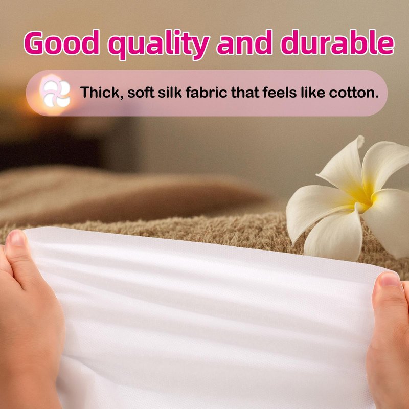 INNOVIO Disposable Face Cradle Covers 500 Count, Medical-Grade, Luxurious, Soft Nonwoven Face Cradle Cover for Massage Table & Chair, Disposable Headrest Covers 16''*12'', White