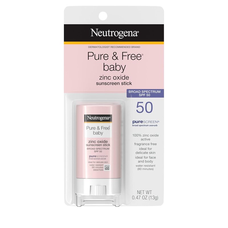 Neutrogena Baby Mineral Sunscreen Stick - SPF 50, Water-Resistant, Hypoallergenic | 0.47 oz