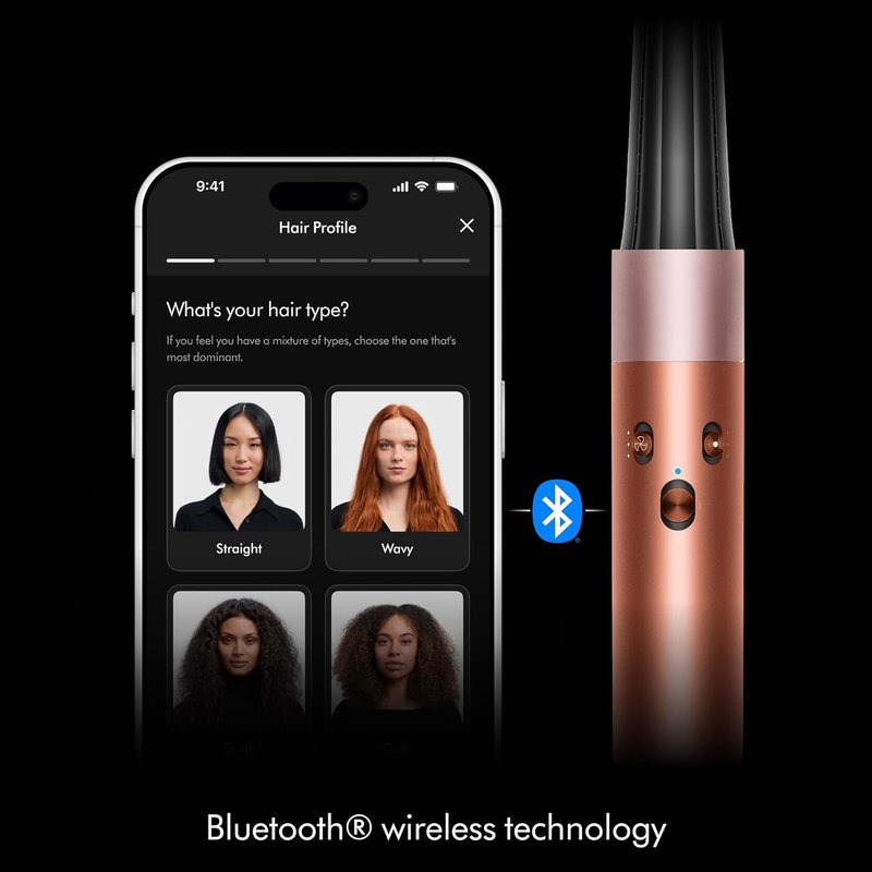 Dyson Airwrap Multi-Styler - 6-in-1 Intelligent Hair Styler with Bluetooth | No Heat Damage, Versatile Design