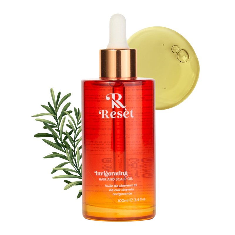 Resèt Hair Growth Oil for Hair Loss | 8-in-1 Pre-Wash Scalp Treatment for Dry, Damaged Hair | Strengthens & Repairs, Reduces Breakage, Adds Shine | Hair Regrowth Oil with Amla, Caffeine & Rosemary