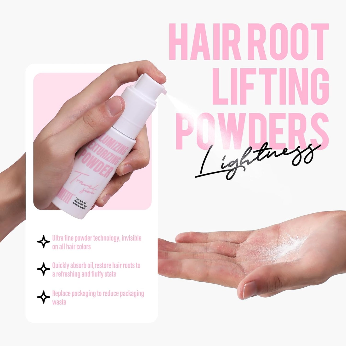 Texture Powder for Men & Women - Root Lifting Hair Styling | Refillable 13g Citrus