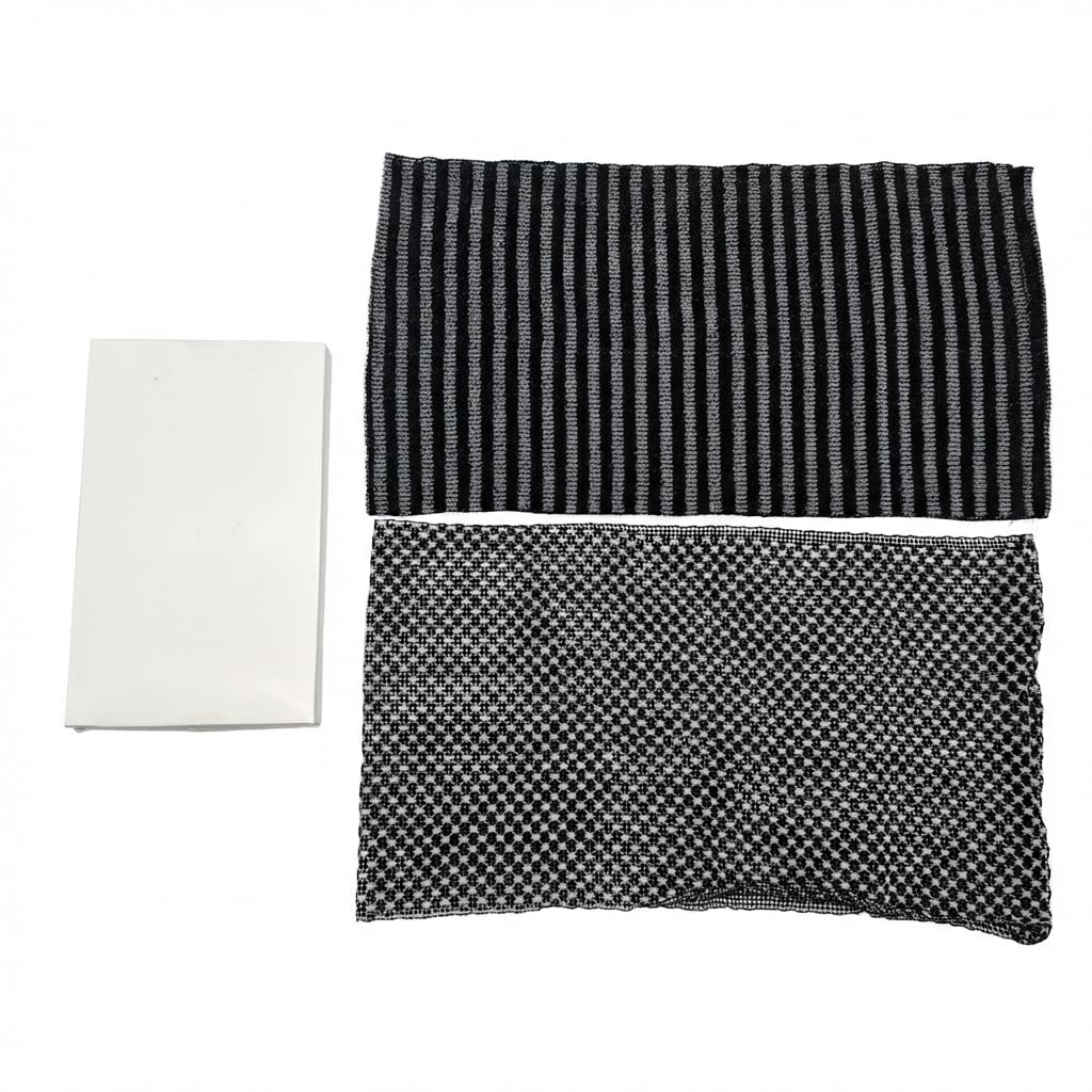 Ryetvok 2pcs Blissall Exfoliating Shower Towel,2-in-1 Advanced Exfoliatings Microfiber Towels, Premium Scrub Wash Cloth for Body Face,exfoliating Towels-Body Scrubber with 2 Sides for All Skin Types
