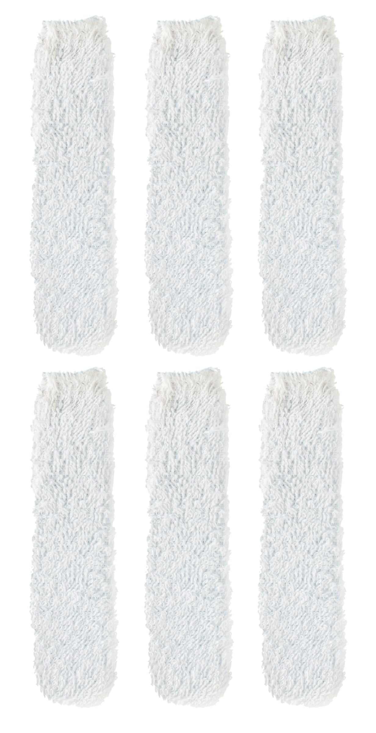 Burlingham's Toe and Foot Towel Brush, Reusable Drying Covers for Long 17” Handle for Cleaning Between Toes, Soft Skin Exfoliation,for Seniors, Adults, Kids (Toe Towel 6 Covers only)