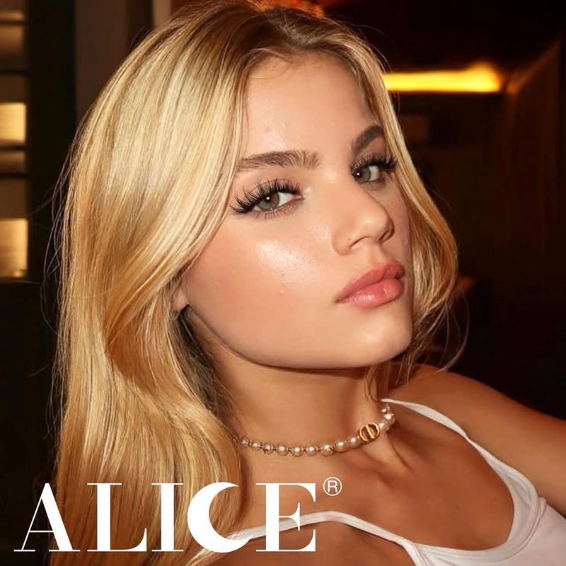 **ALICE Wispy Lash Clusters Kit - 168pcs Natural Eyelash Extensions 10-18mm with Glue for DIY Home Use**