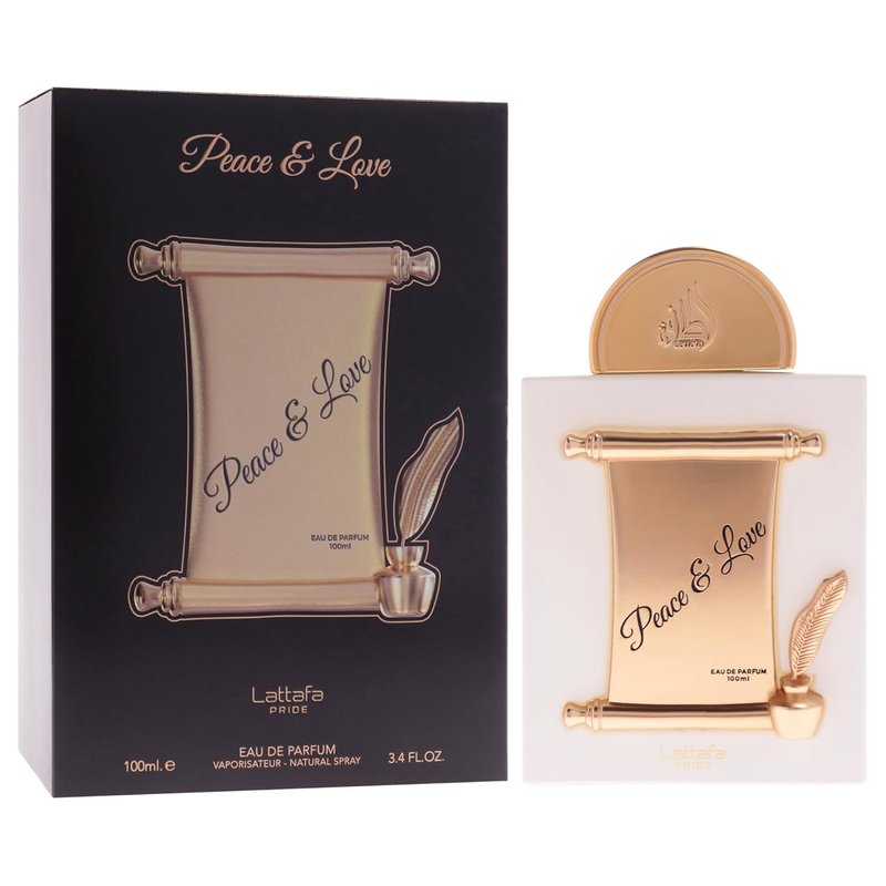 Lattafa Pride Peace & Love Unisex Eau de Parfum Spray - 3.4 oz | Long-Lasting Fragrance