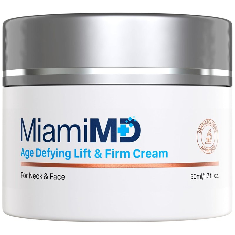 MiamiMD Age-Defying Face Cream - Lifting & Firming Anti-Aging Moisturizer for Smooth, Radiant Skin | 1.7oz