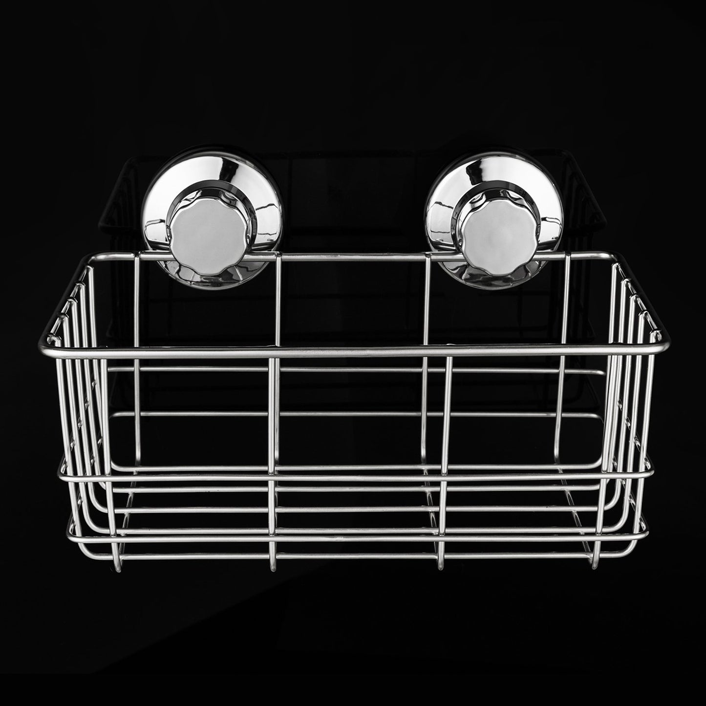 iPEGTOP Suction Cup Deep Shower Caddy Bath Wall Shelf for Large Shampoo Shower Gel Holder Bathroom Storage - Rustproof Stainless Steel