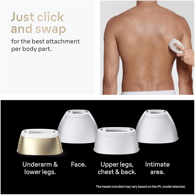 Braun Silk·Expert Pro 5 - IPL Hair Removal Device for Women & Men | At-Home Permanent Laser Reduction, 2 Heads, Pouch
