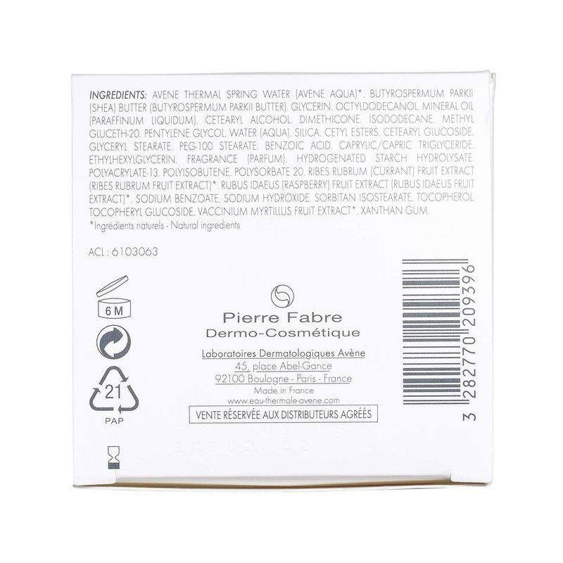Avène Revitalizing Nourishing Cream - Ultra Hydrating Face Moisturizer | Non-Comedogenic, 1.6 Fl Oz