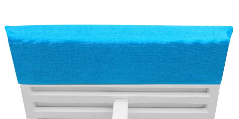 COTTON CRAFT Pool Lounge Chair Cover - 2 Pack Euro Spa Waffle Weave Chaise Lounge Cover - 100% Cotton Ringspun Terry Towel - Beach Chair Cover - Oversized 32 in W x 82 in Length x 7 in Pocket – Aqua