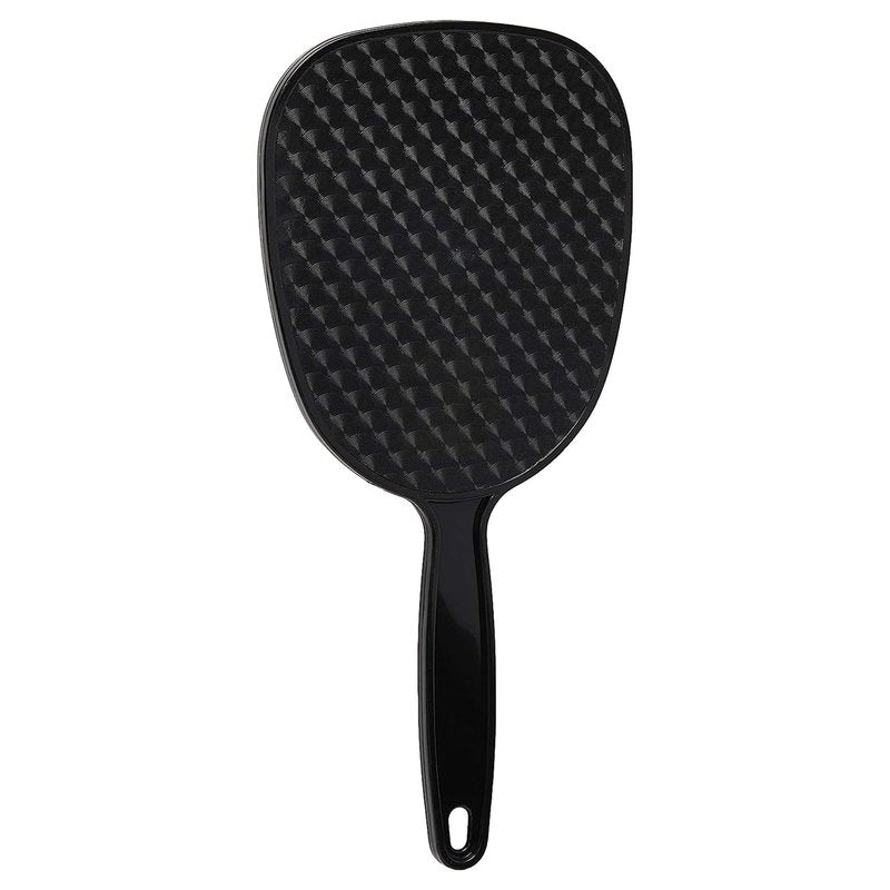 Diane Hand Mirror – Standard 1X Magnification Hand Held Mirror, Single Sided Vanity Makeup Mirror for Women, Men, Salon, Barber, Shaving, and Travel, Medium 5" x 11" In Black