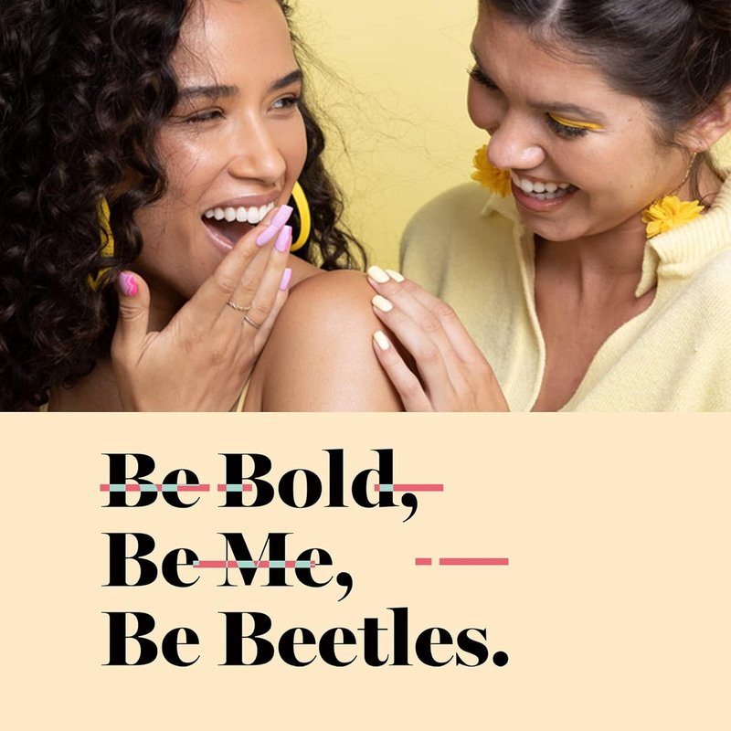 Beetles Yellow Gel Polish - Lemon Chiffon 15ML | Long-Lasting Pastel Yellow Nail Art for Summer Manicures