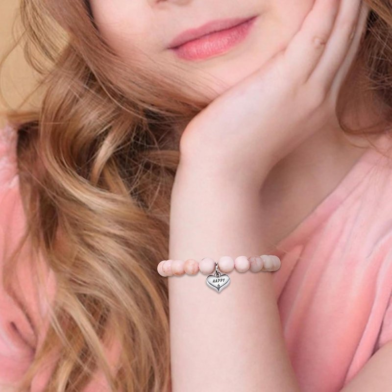 Beaded Bracelets for Girls - Adjustable Cross & Pearl Design | Perfect Birthday Gifts for Ages 1-16