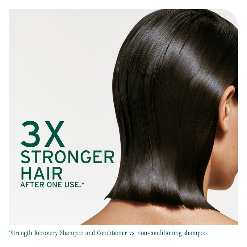 Biolage Strength Recovery Shampoo - Reduces Breakage & Detangles, Instantly Strengthens and Moisturizes, For Damaged Hair, With Olive Squalane & Vegan Proteins, Paraben & Mineral Oil-Free, 13.5 Fl Oz