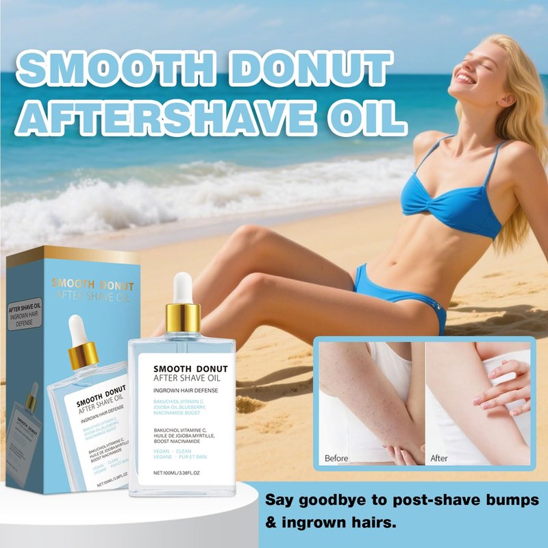 Donut after Shave Oil for Skin, Hydrate Post-Shave for Skin Soft Shave After Shave Oil For Women 100 mL