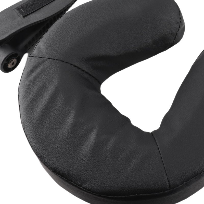 Massage Table Face Cradle & Cushion, Massage Face Cradle Beauty Bed Headrest Cradle U Shape Adjustable Folding Massage Table Face Cradle Pillow Massage Pillow Face Down for Beauty Salon Black