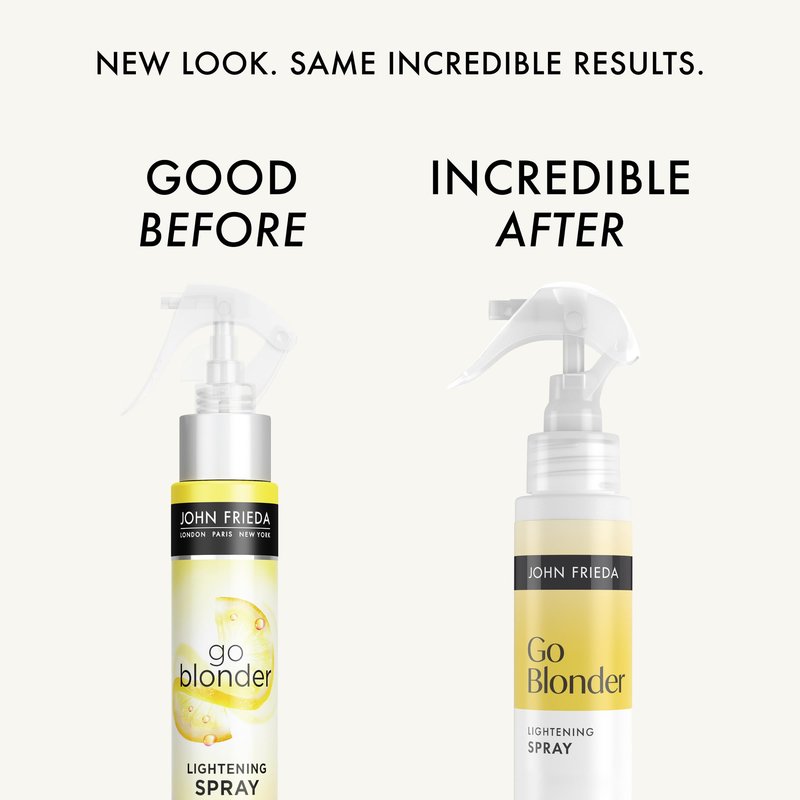 John Frieda Go Blonder Lightening Spray, Hair Lightening Spray for Blonde Hair, 3.5 fl oz, Pack of 2