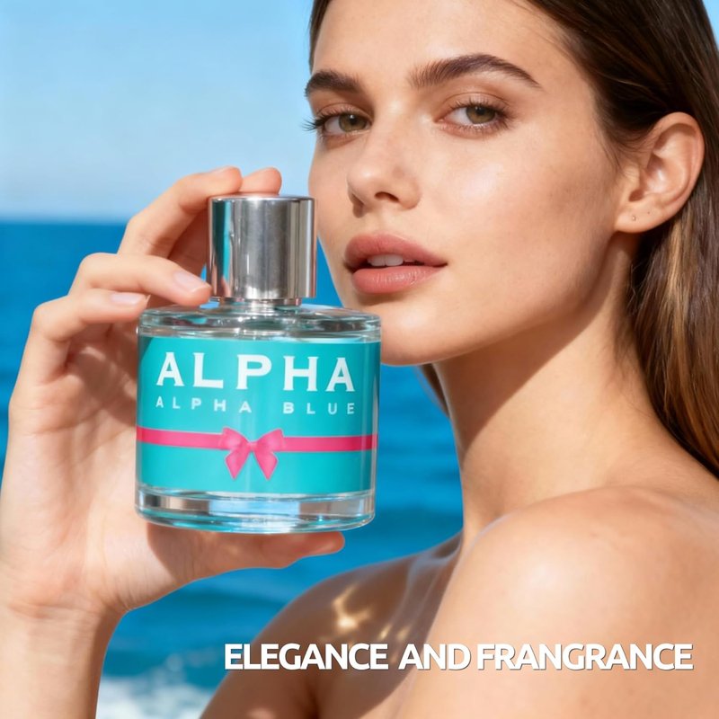 AFLUXE Alpha Blue Perfume for Women - Captivating Scent for Confident Elegance | 3.4 Oz Eau de Parfum