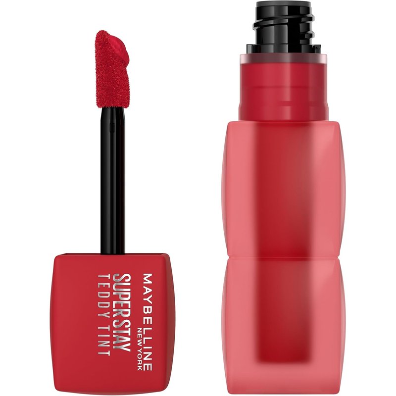 Maybelline Super Stay Lip Tint - Long Lasting Matte Lipstick for 12HR Wear | Tomato Girl, 1 Count