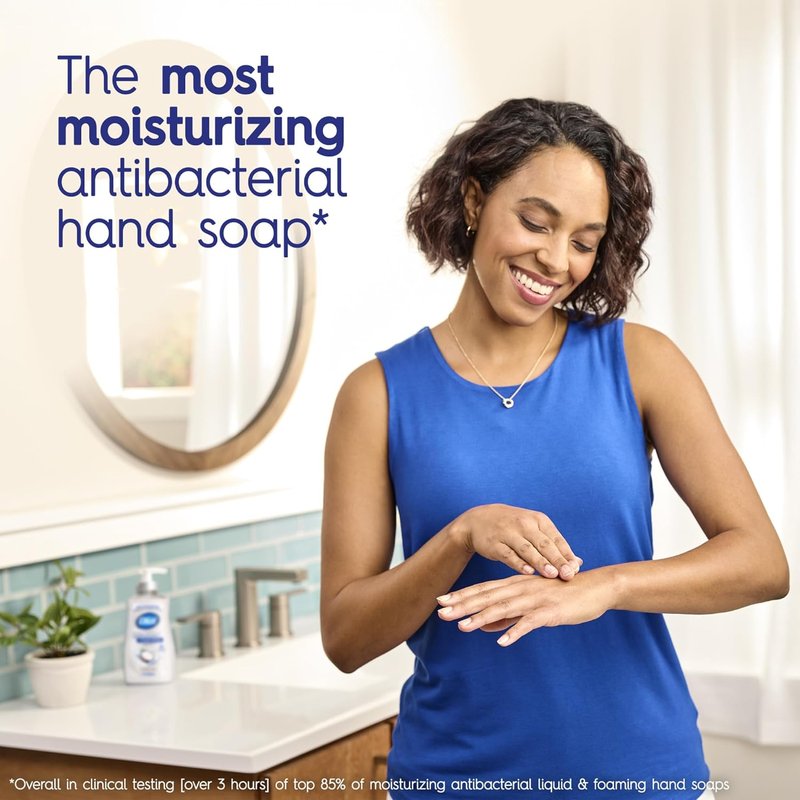 Dial Antibacterial Liquid Hand Soap - Hydrating Coconut Milk Formula | 11oz, Pack of 4