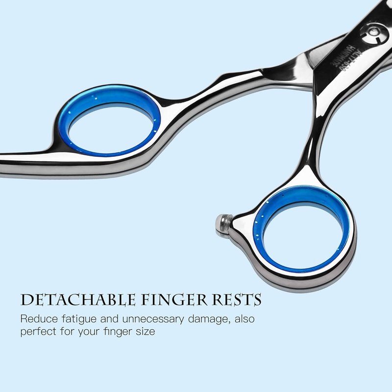 Professional Hair Cutting Scissors Set - Thinning Shears & Razor Edge - Japanese Stainless Steel | 6.5 Inch