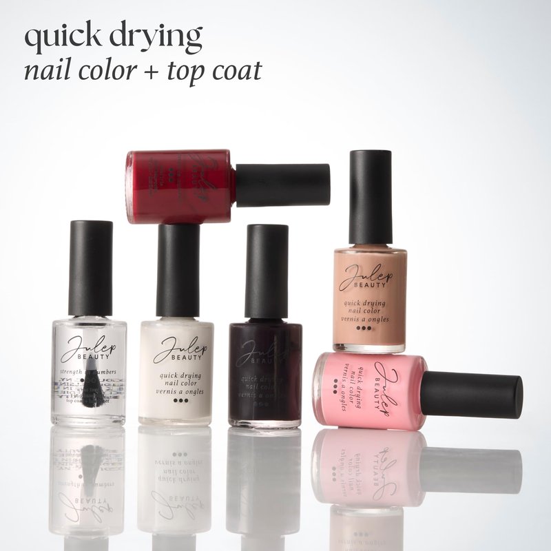 Julep Quick Drying Nail Color | Strength in Numbers | 3-in-1 Base Coat, Top Coat and Nail Hardener for Stronger, Longer-Lasting Wear