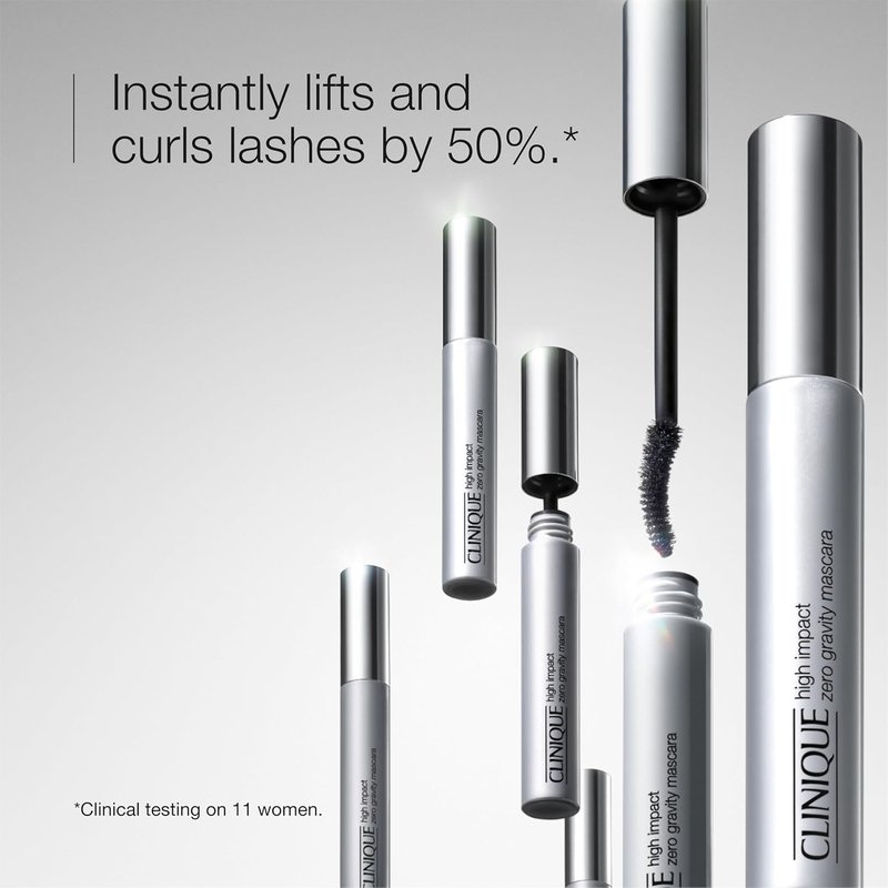Clinique High Impact Zero Gravity Tubing Mascara - Lengthening, Curling, Smudge-Resistant + Non-Flaking