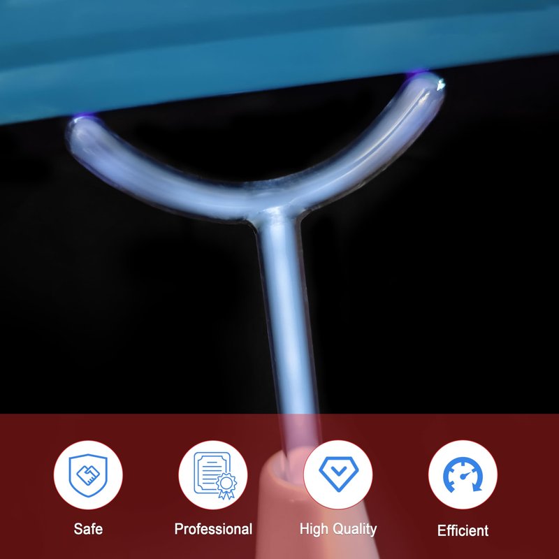 Electrode Wand Glass Tube Handheld Spare Parts for Hi Frequency Instrument Elitzia ETHB01 (Blue Y Shape)