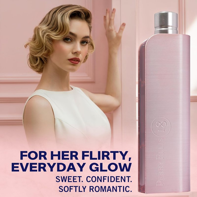 Perry Ellis 18 Eau De Parfum Spray for Women - Fruity Floral Designer Fragrance, Long-Lasting | 3.4 fl oz (100 mL)